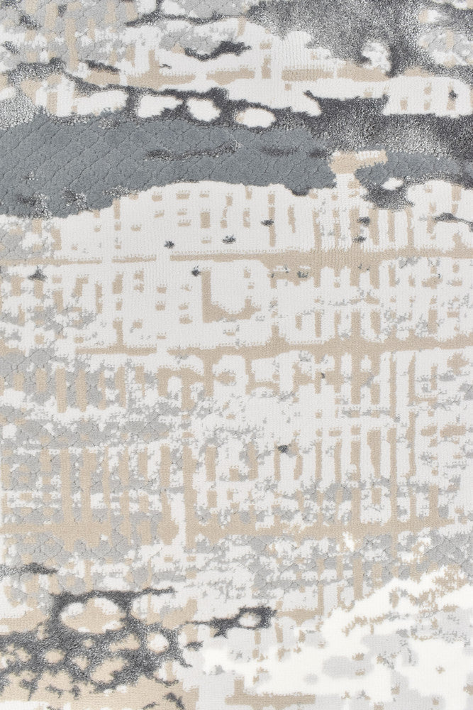 Eden Viscose Blend Grey Textured Rug - Turkish-inspired modern rug from Treasures of Turkey