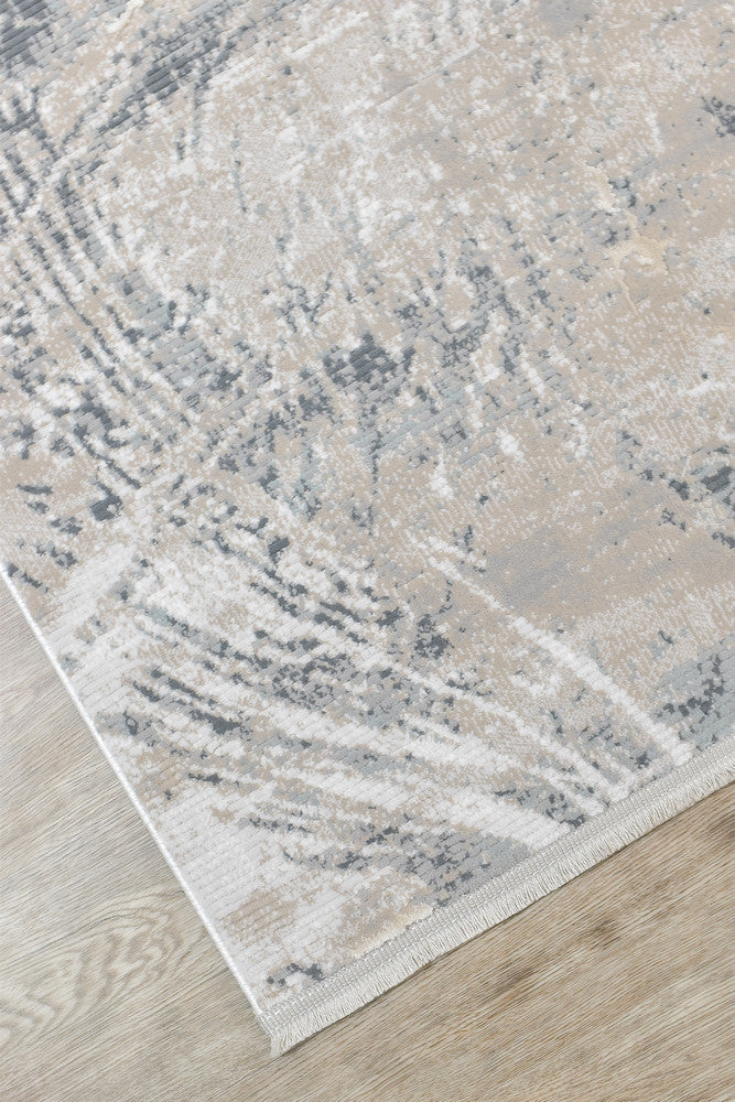 Eden Silk Touch Beige Modern Rug - Turkish-inspired modern rug from Treasures of Turkey