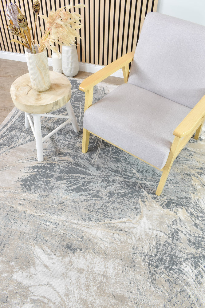 Eden Silk Touch Beige Modern Rug - Turkish-inspired modern rug from Treasures of Turkey