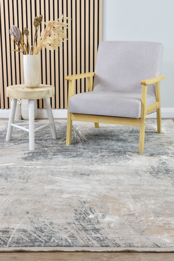 Eden Silk Touch Beige Modern Rug - Turkish-inspired modern rug from Treasures of Turkey