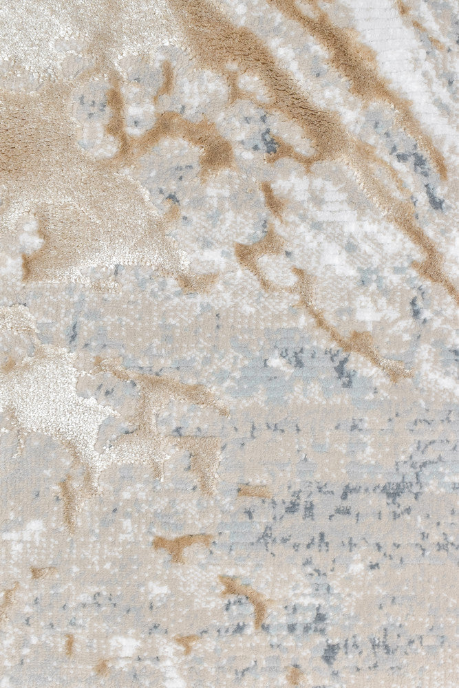 Eden Silk Touch Grey Beige Modern Rug - Turkish-inspired modern rug from Treasures of Turkey