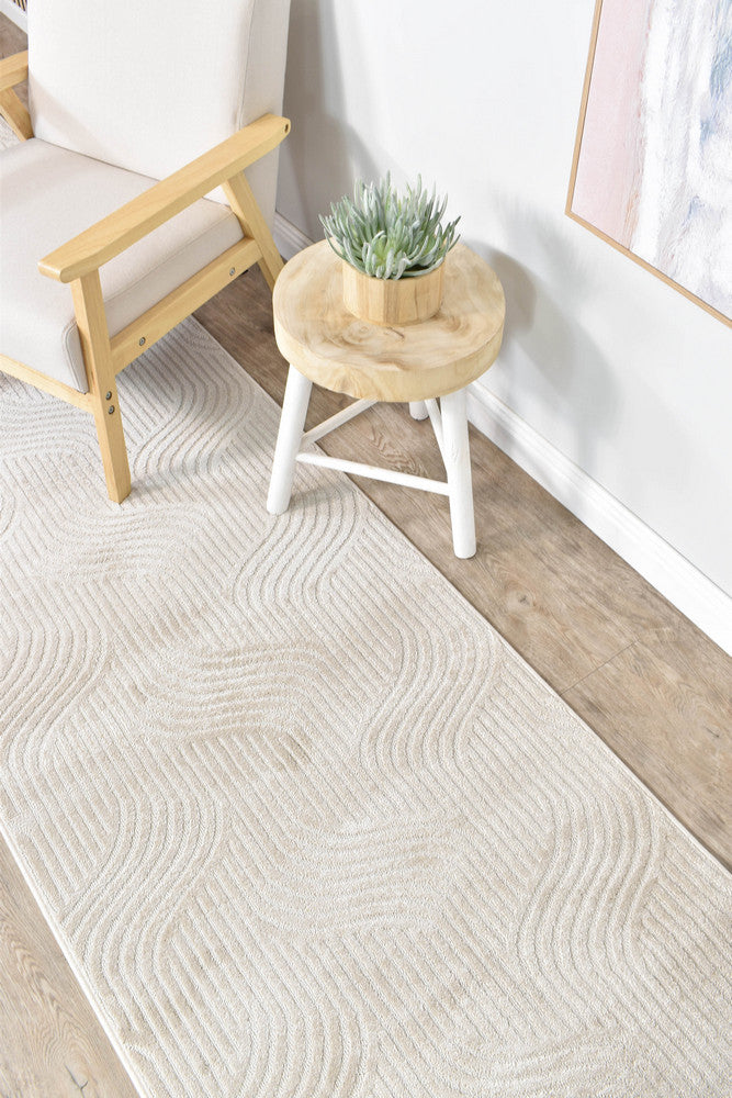 Ontario Almond Beige Velvet Soft Hallway Runner Rug – Treasures of Turkey Australia