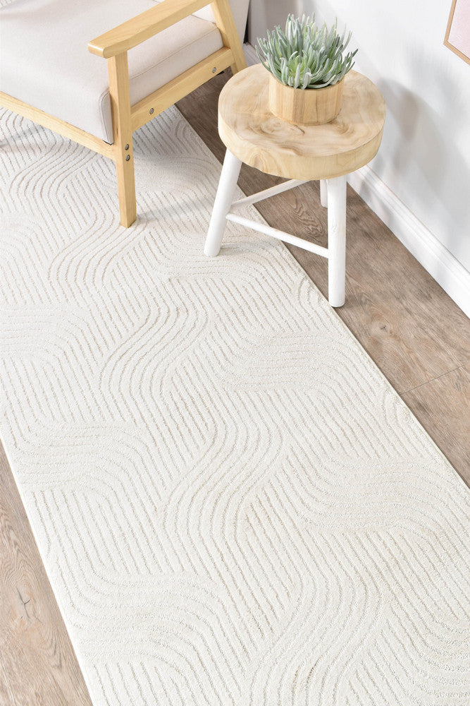 Ontario Ivory Velvet Soft Plush Hallway Runner Rug – Treasures of Turkey Australia
