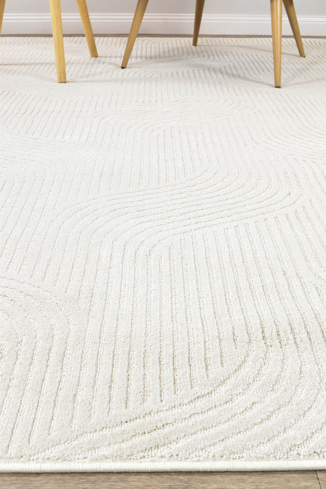 Ontario Ivory Velvet Soft Luxe Modern Rug – Treasures of Turkey Australia