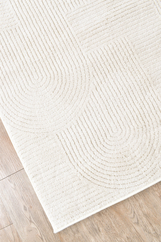 Ontario Silk Cream Luxe Modern Hallway Runner Rug – Treasures of Turkey Australia