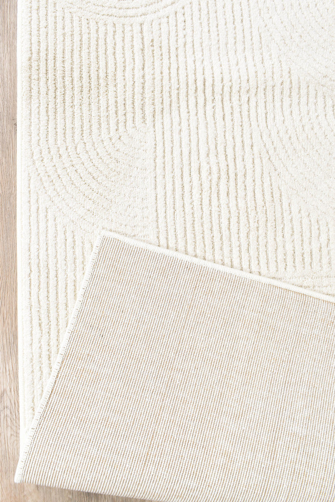 Ontario Silk Cream Luxe Modern Hallway Runner Rug – Treasures of Turkey Australia