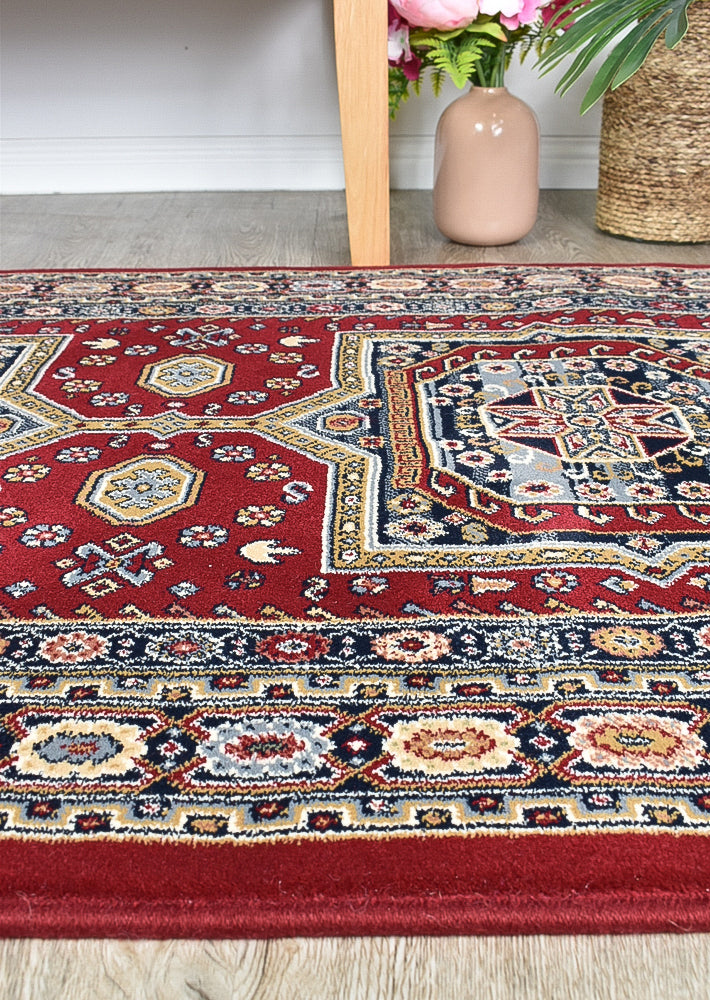PinnaclePlaza Medallion Rug - Turkish-inspired traditional rug from Treasures of Turkey