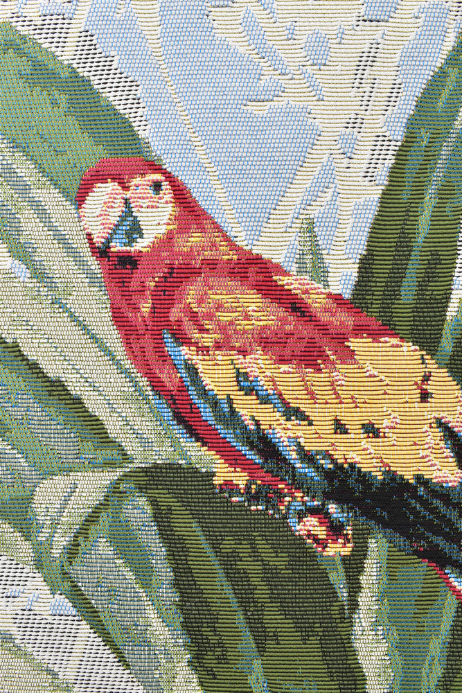 Paradise Birds Tropical Indoor Outdoor Rug with Parrots – Treasures of Turkey Australia