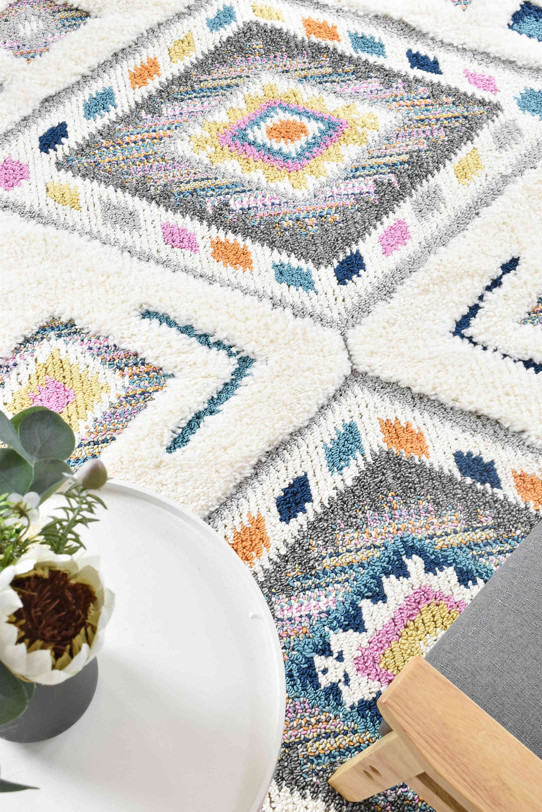 Eden Jewel Rug - Turkish-inspired shaggy rug from Treasures of Turkey