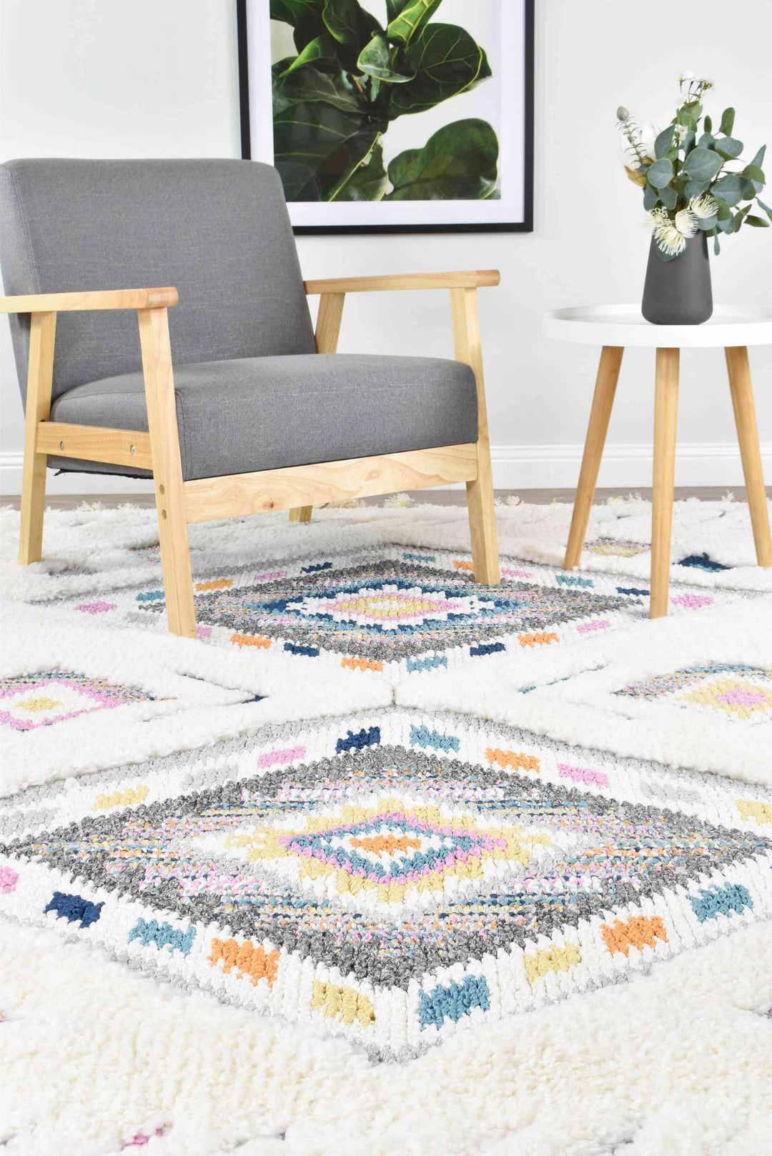 Eden Jewel Rug - Turkish-inspired shaggy rug from Treasures of Turkey