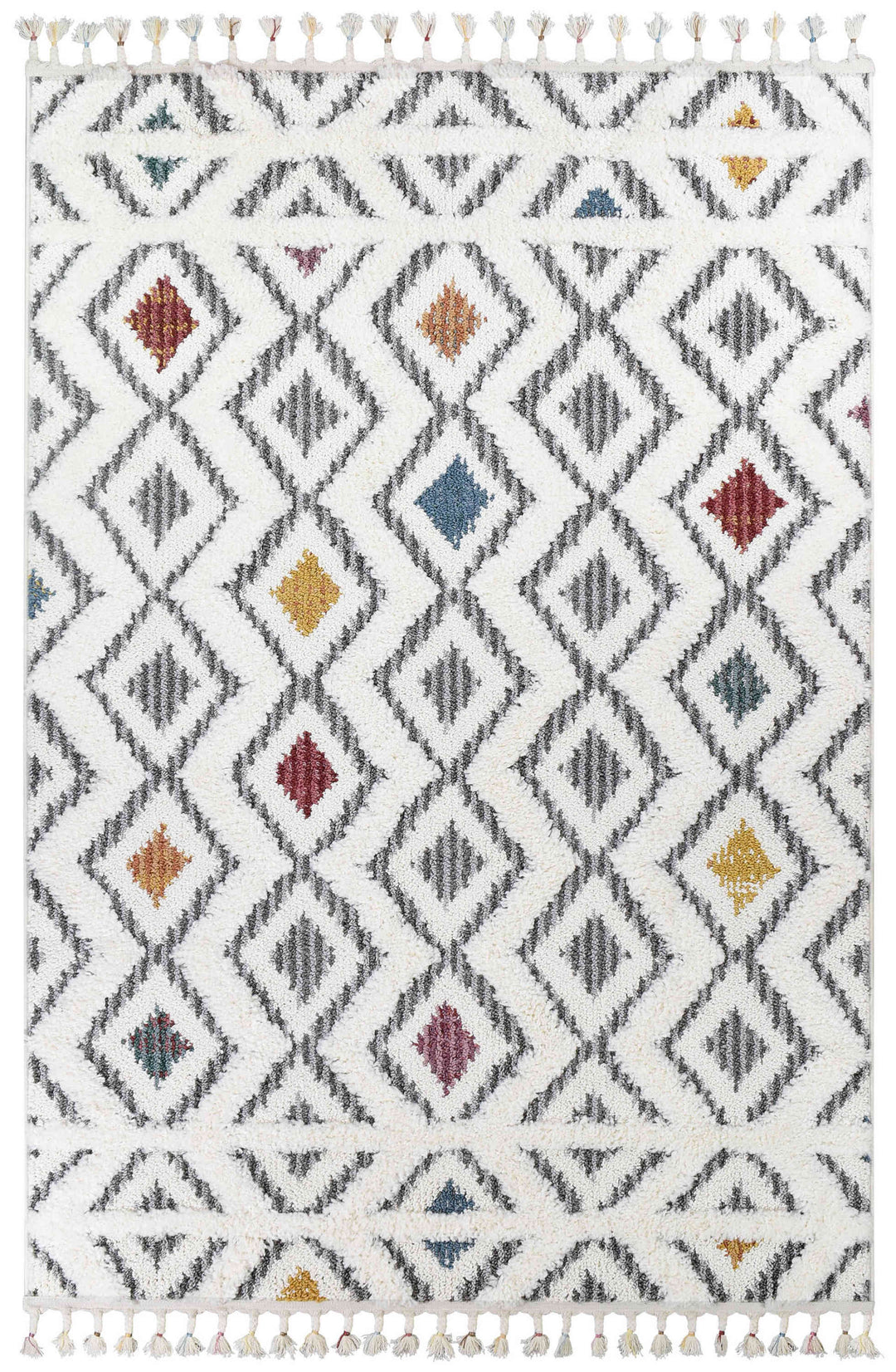 Eden Diamond Rug - Turkish-inspired shaggy rug from Treasures of Turkey