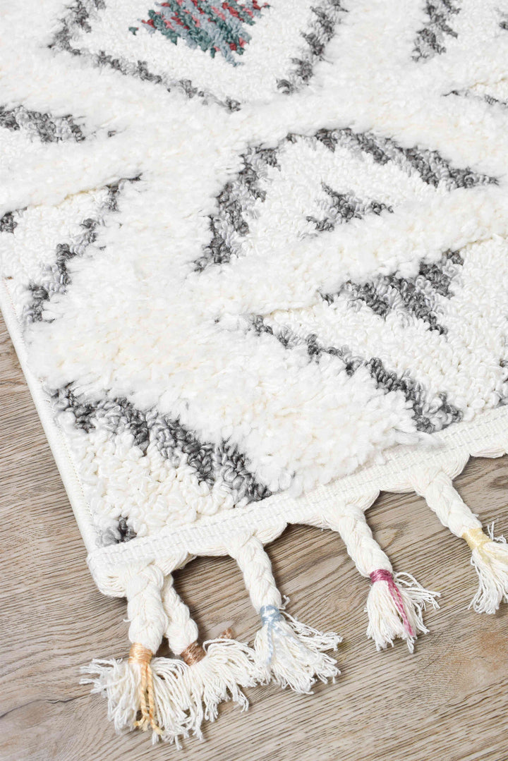 Eden Diamond Rug - Turkish-inspired shaggy rug from Treasures of Turkey
