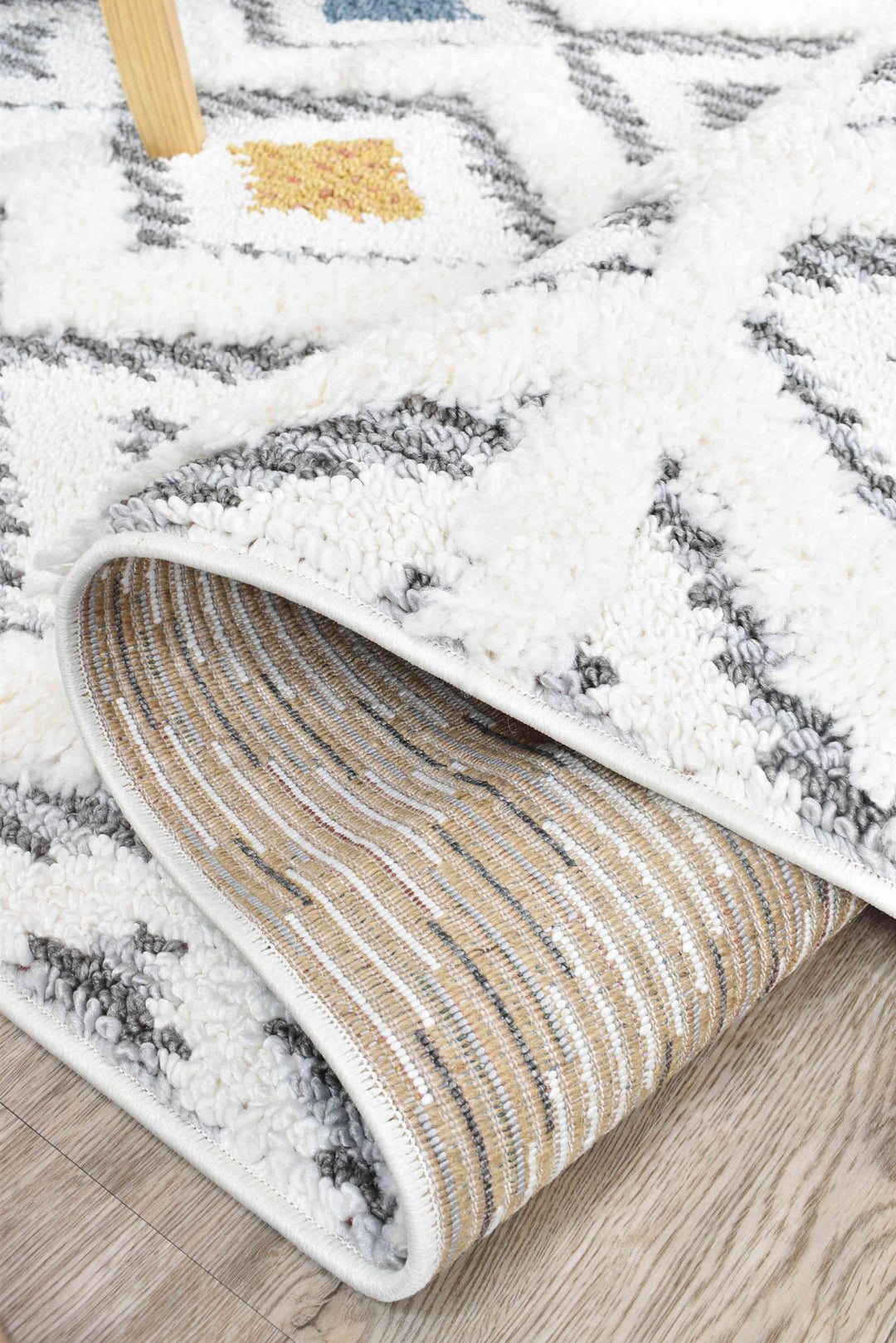Eden Diamond Rug - Turkish-inspired shaggy rug from Treasures of Turkey