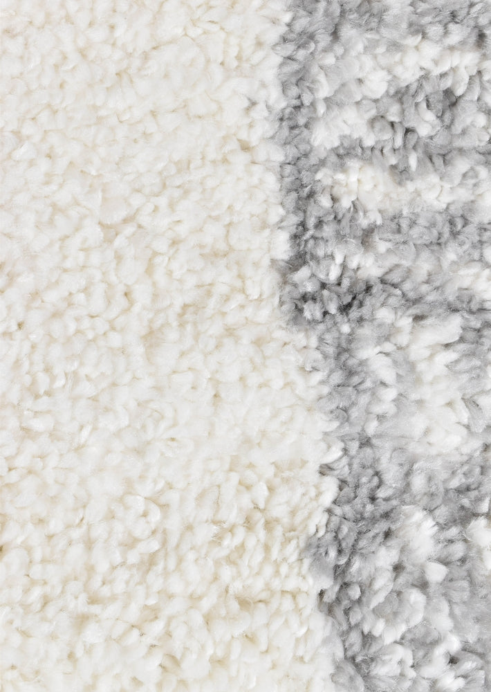 Palermo Shaggy Rug Grey - Turkish-inspired shaggy rug from Treasures of Turkey