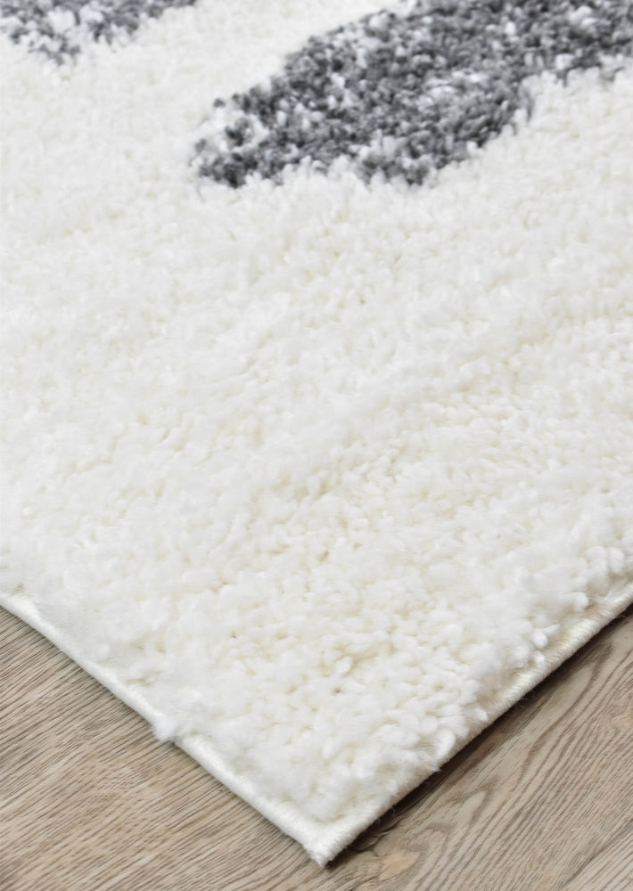 Palermo Shaggy Rug Dark Grey - Turkish-inspired shaggy rug from Treasures of Turkey