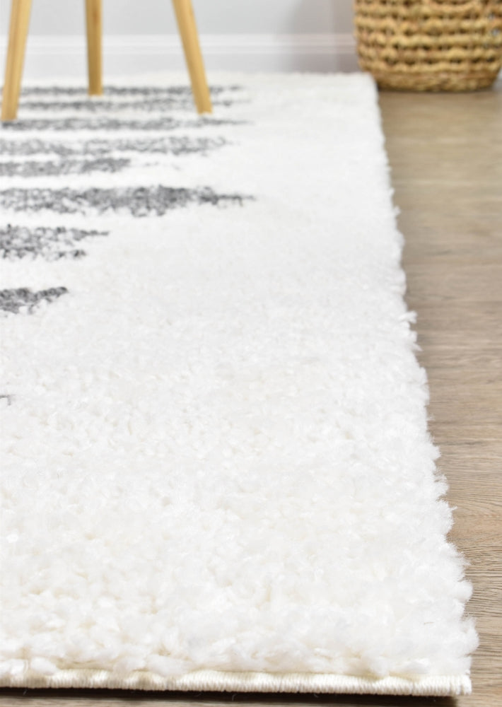 Palermo Shaggy Rug Dark Grey - Turkish-inspired shaggy rug from Treasures of Turkey