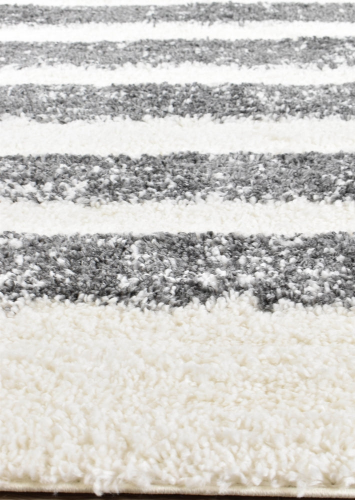 Palermo Shaggy Rug Dark Grey - Turkish-inspired shaggy rug from Treasures of Turkey