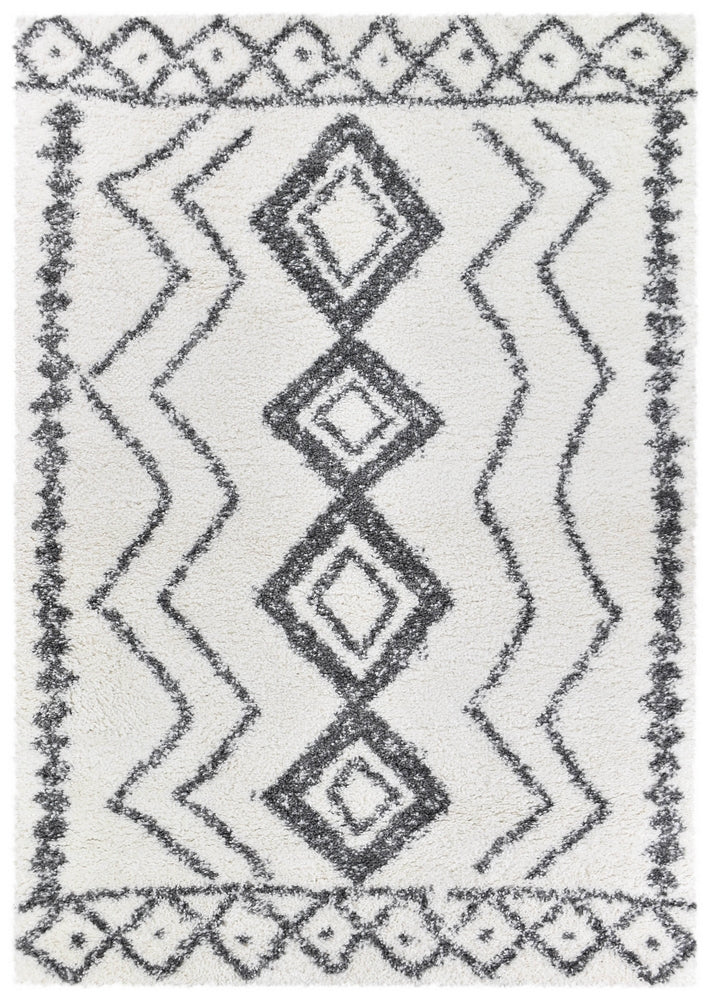 Palermo Shaggy Rug Dark Grey - Turkish-inspired shaggy rug from Treasures of Turkey