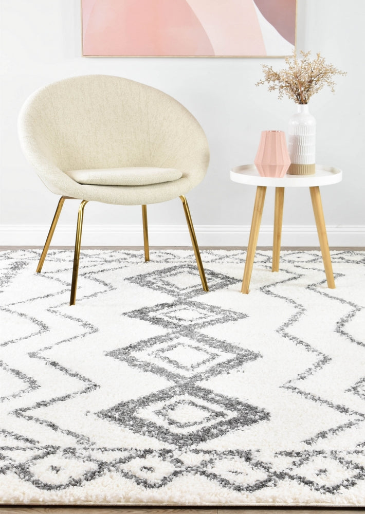 Palermo Shaggy Rug Dark Grey - Turkish-inspired shaggy rug from Treasures of Turkey