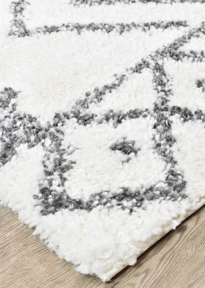 Palermo Shaggy Rug Dark Grey - Turkish-inspired shaggy rug from Treasures of Turkey
