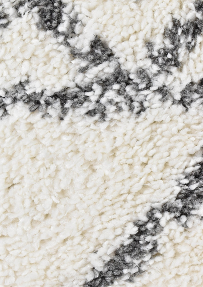 Palermo Shaggy Rug Dark Grey - Turkish-inspired shaggy rug from Treasures of Turkey