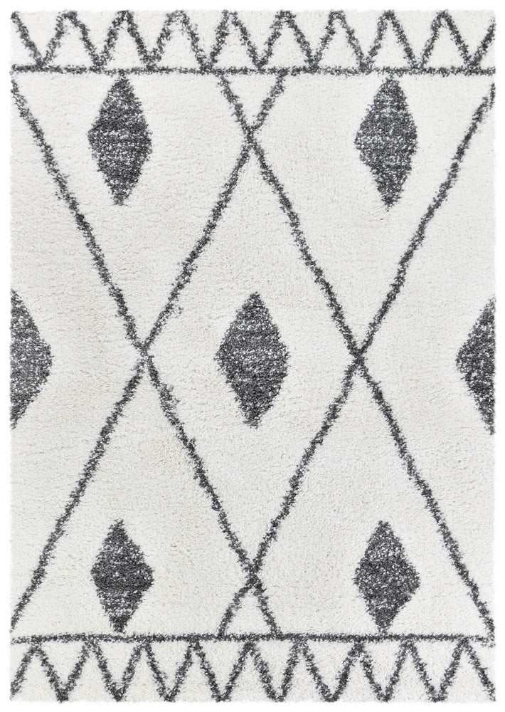 Palermo Shaggy Rug Dark Grey - Turkish-inspired shaggy rug from Treasures of Turkey