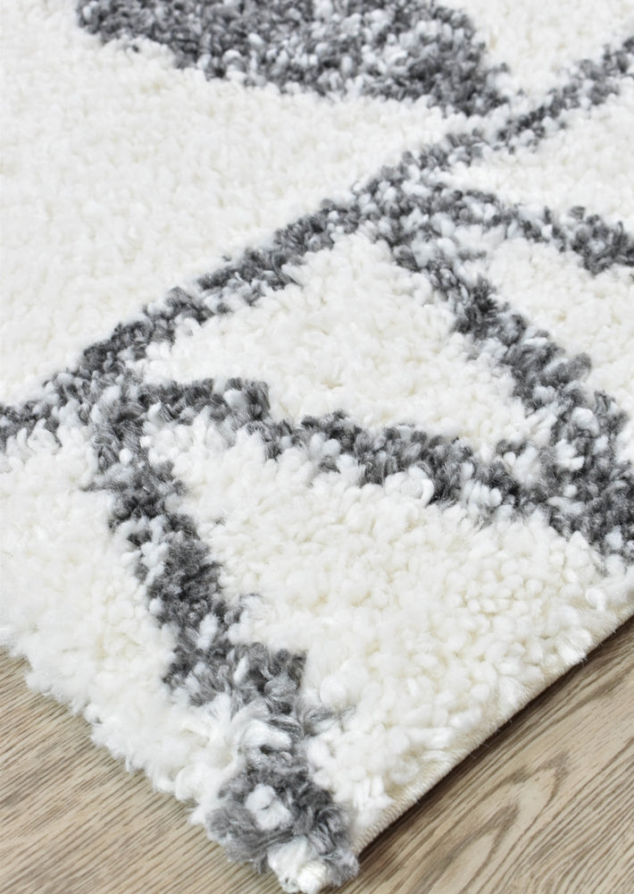 Palermo Shaggy Rug Dark Grey - Turkish-inspired shaggy rug from Treasures of Turkey