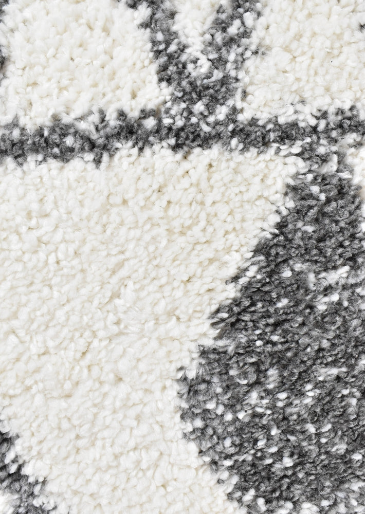 Palermo Shaggy Rug Dark Grey - Turkish-inspired shaggy rug from Treasures of Turkey