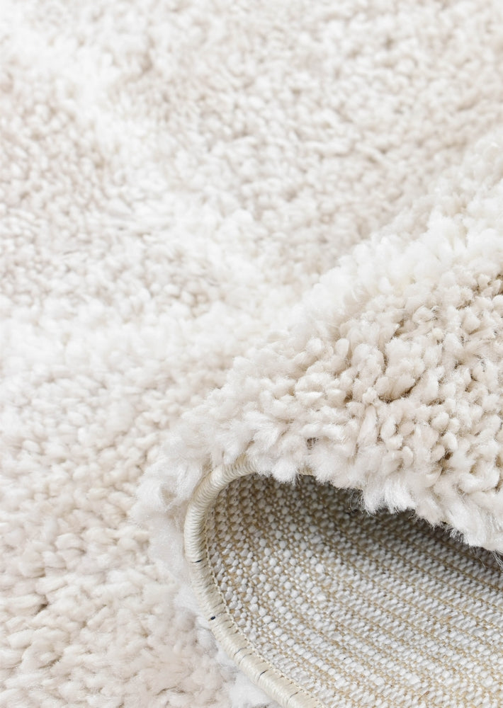 Palermo Shaggy Rug Cream Beige - Turkish-inspired shaggy rug from Treasures of Turkey