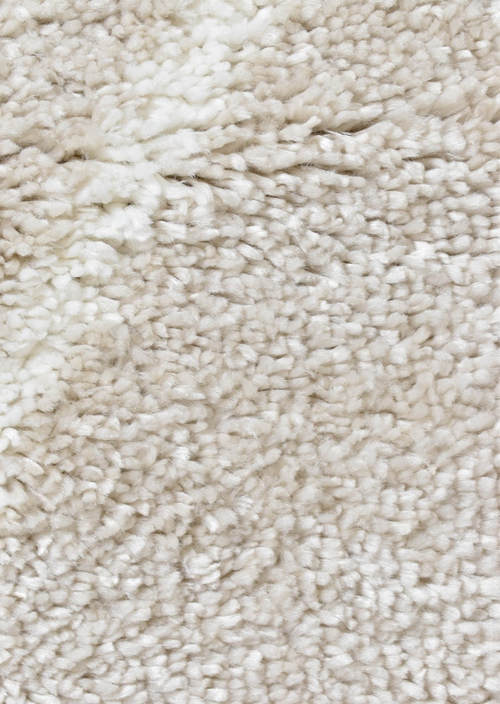 Palermo Shaggy Rug Cream Beige - Turkish-inspired shaggy rug from Treasures of Turkey