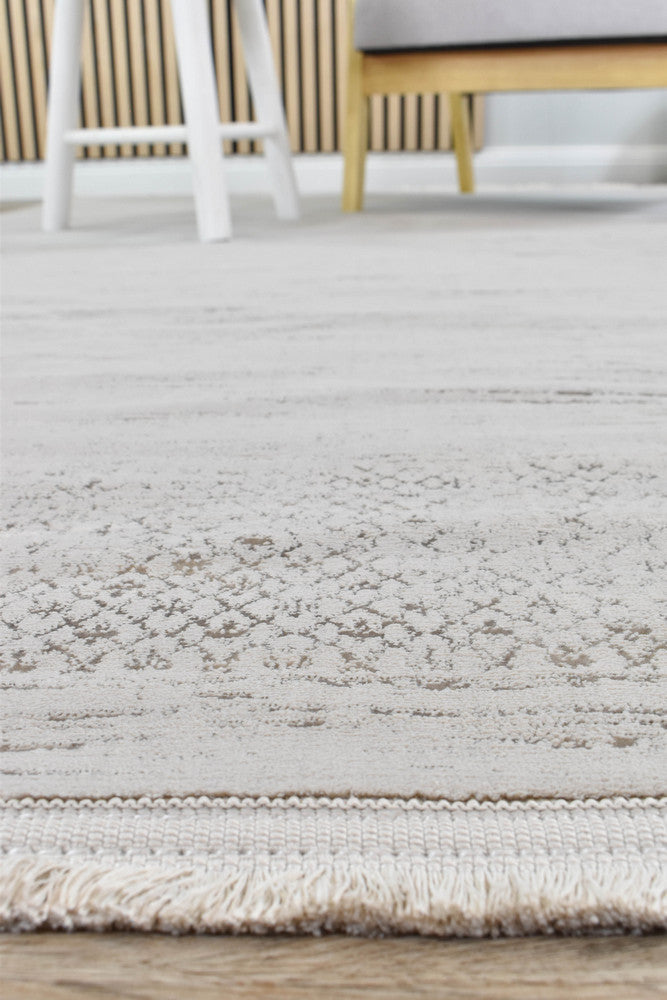 Eden Silk Touch Beige Natural Modern Rug - Turkish-inspired modern rug from Treasures of Turkey