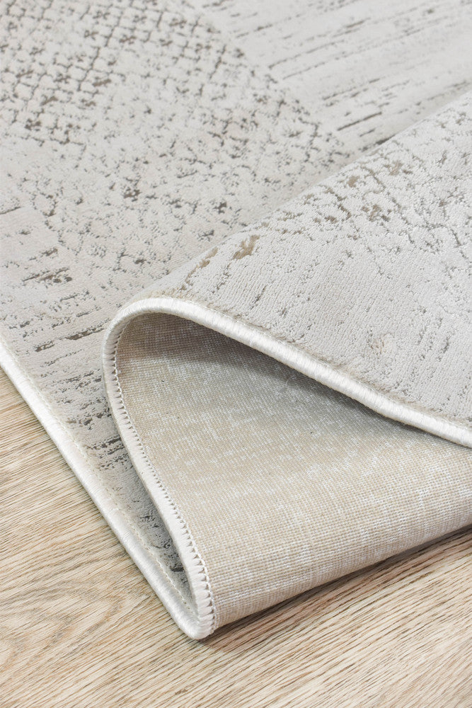 Eden Silk Touch Beige Natural Modern Rug - Turkish-inspired modern rug from Treasures of Turkey