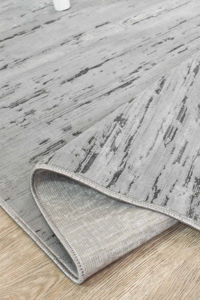 Eden Silk Touch Grey Modern Rug - Turkish-inspired modern rug from Treasures of Turkey
