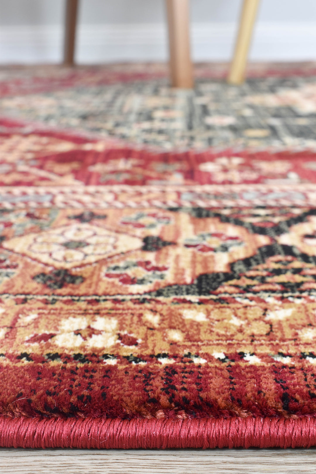 Cappadocia Traditional Red Rug - Turkish-inspired traditional rug from Treasures of Turkey