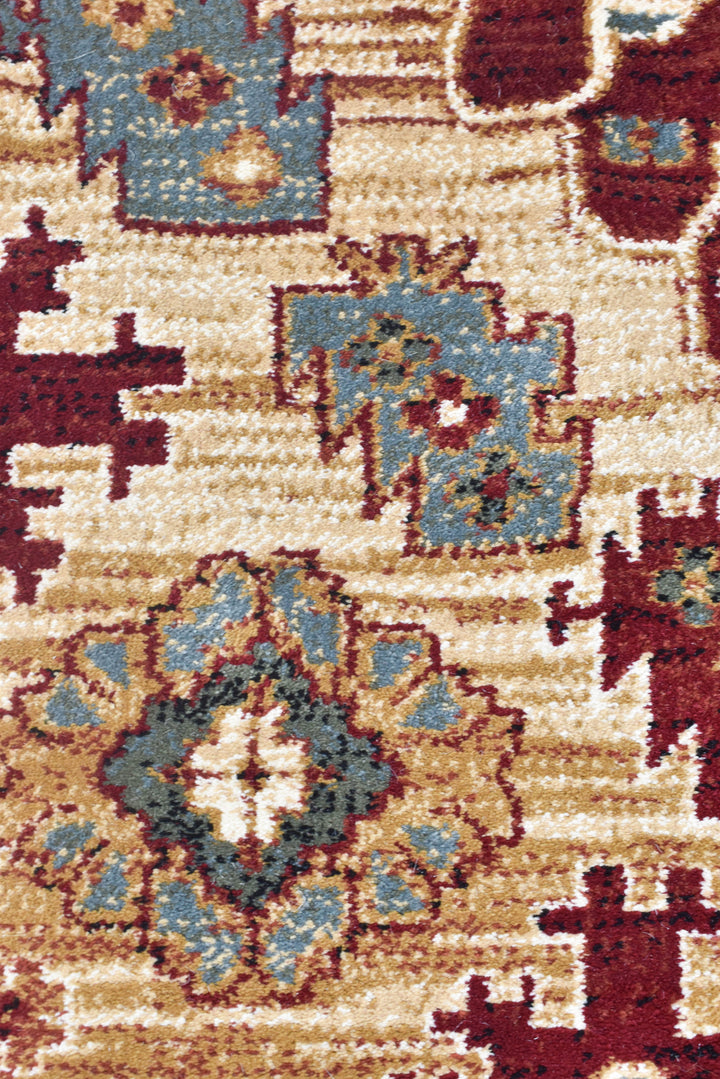 Cappadocia Traditional Red Rug - Turkish-inspired traditional rug from Treasures of Turkey