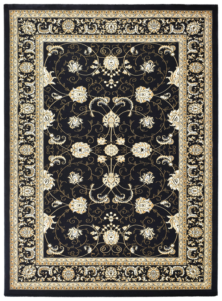 Cappadocia Black Rug - Turkish-inspired traditional rug from Treasures of Turkey