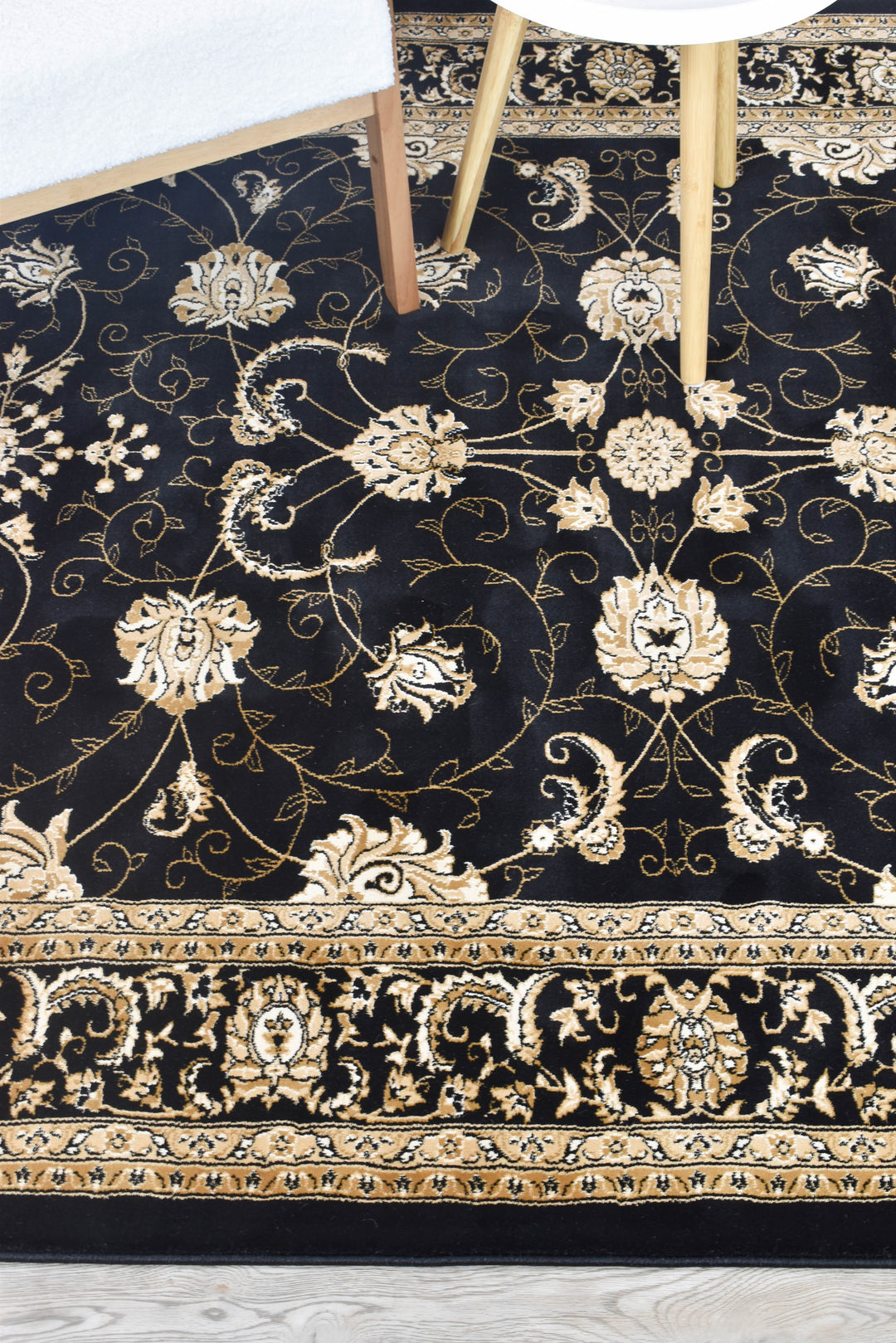 Cappadocia Black Rug - Turkish-inspired traditional rug from Treasures of Turkey