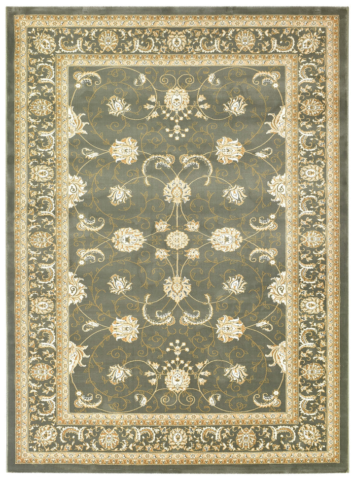 Cappadocia Floral Green Rug - Turkish-inspired traditional rug from Treasures of Turkey