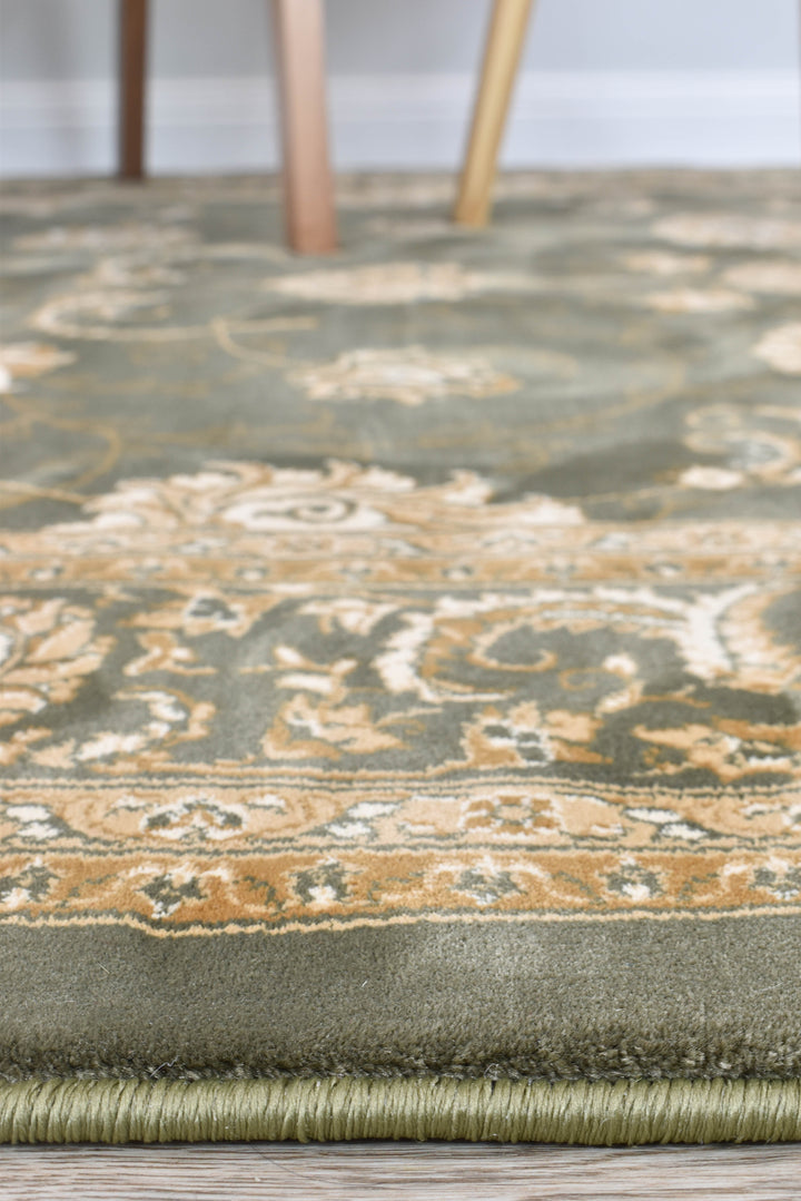 Cappadocia Floral Green Rug - Turkish-inspired traditional rug from Treasures of Turkey