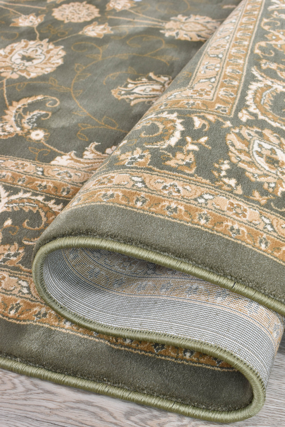 Cappadocia Floral Green Rug - Turkish-inspired traditional rug from Treasures of Turkey