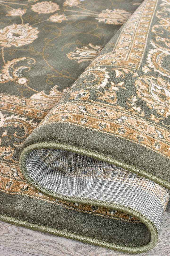Cappadocia Floral Green Rug - Turkish-inspired traditional rug from Treasures of Turkey