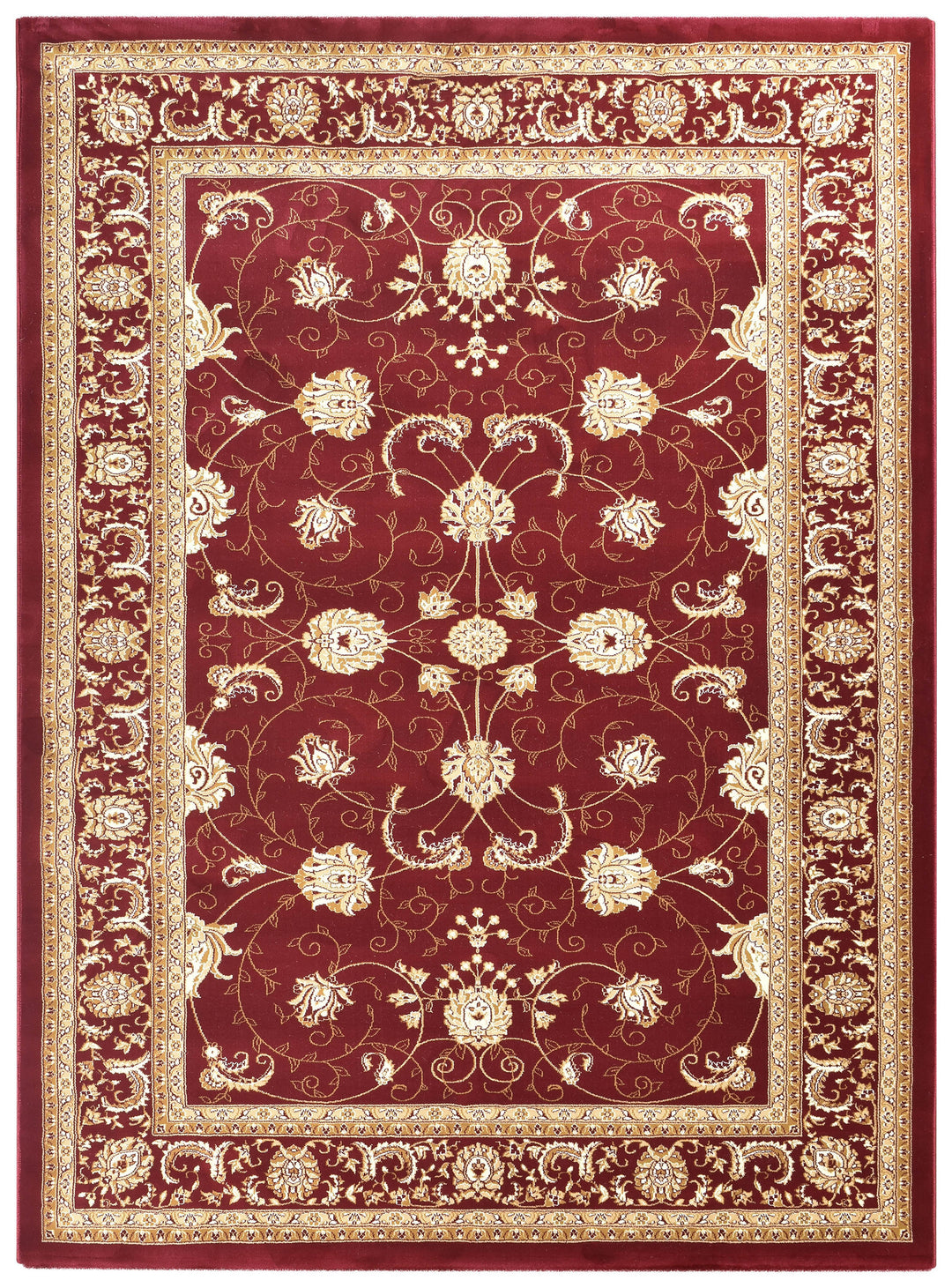 Cappadocia Floral Red Rug - Turkish-inspired traditional rug from Treasures of Turkey
