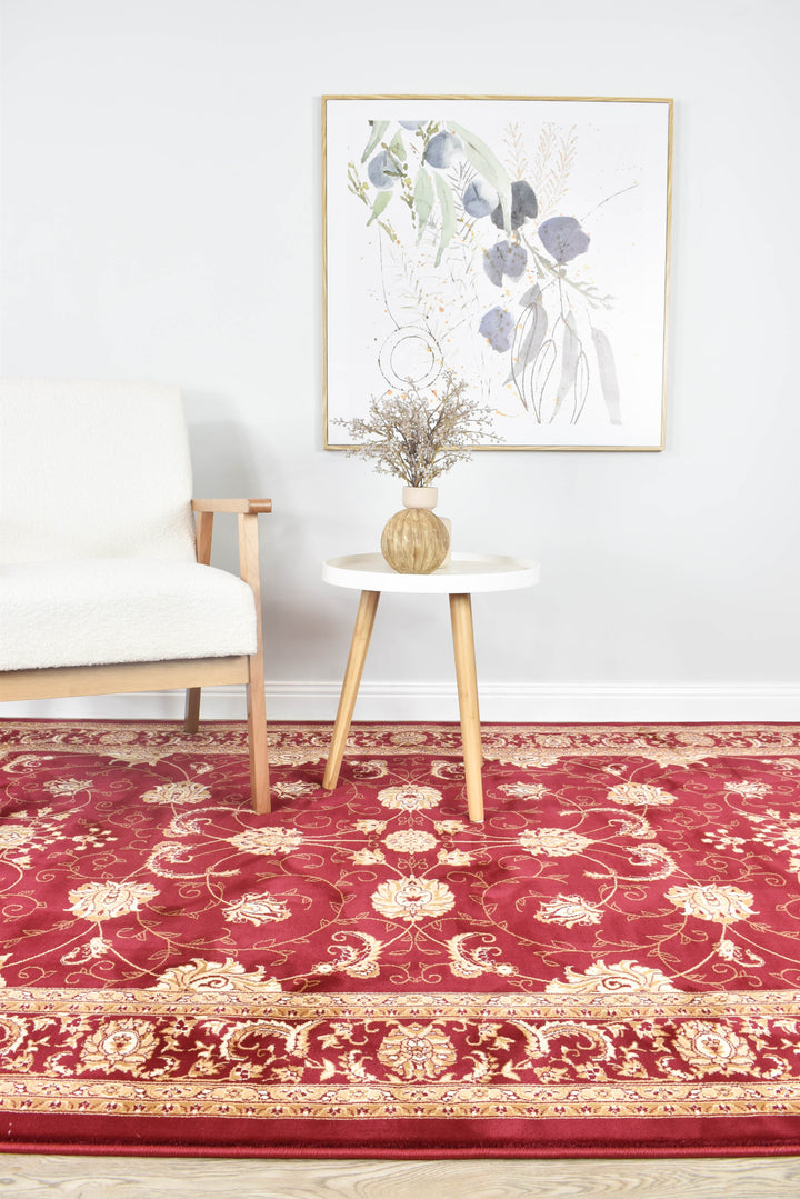 Cappadocia Floral Red Rug - Turkish-inspired traditional rug from Treasures of Turkey