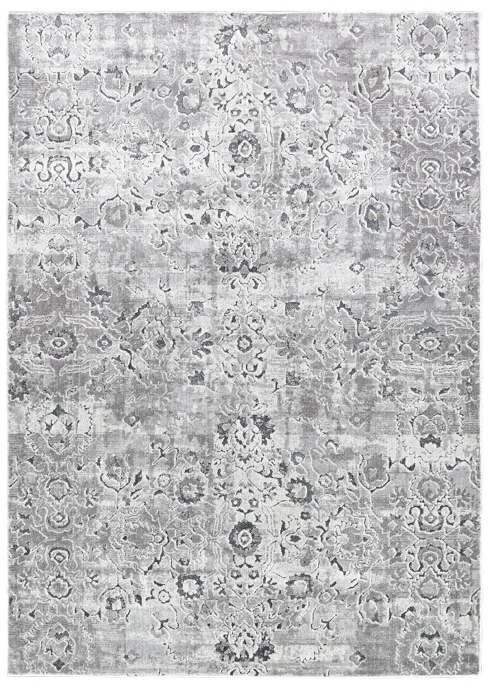 Vintage Grey Rug - Turkish-inspired traditional rug from Treasures of Turkey