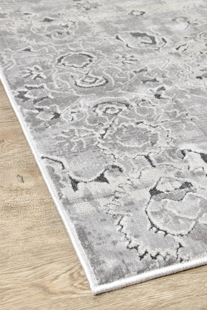Vintage Grey Rug - Turkish-inspired traditional rug from Treasures of Turkey