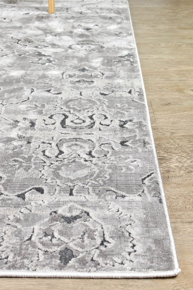 Vintage Grey Rug - Turkish-inspired traditional rug from Treasures of Turkey
