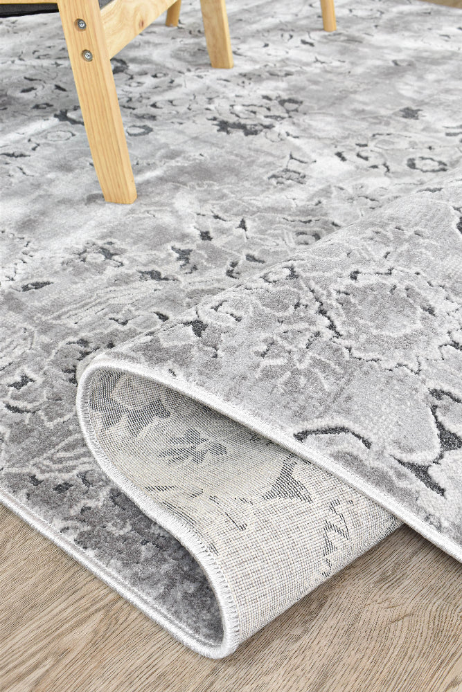 Vintage Grey Rug - Turkish-inspired traditional rug from Treasures of Turkey