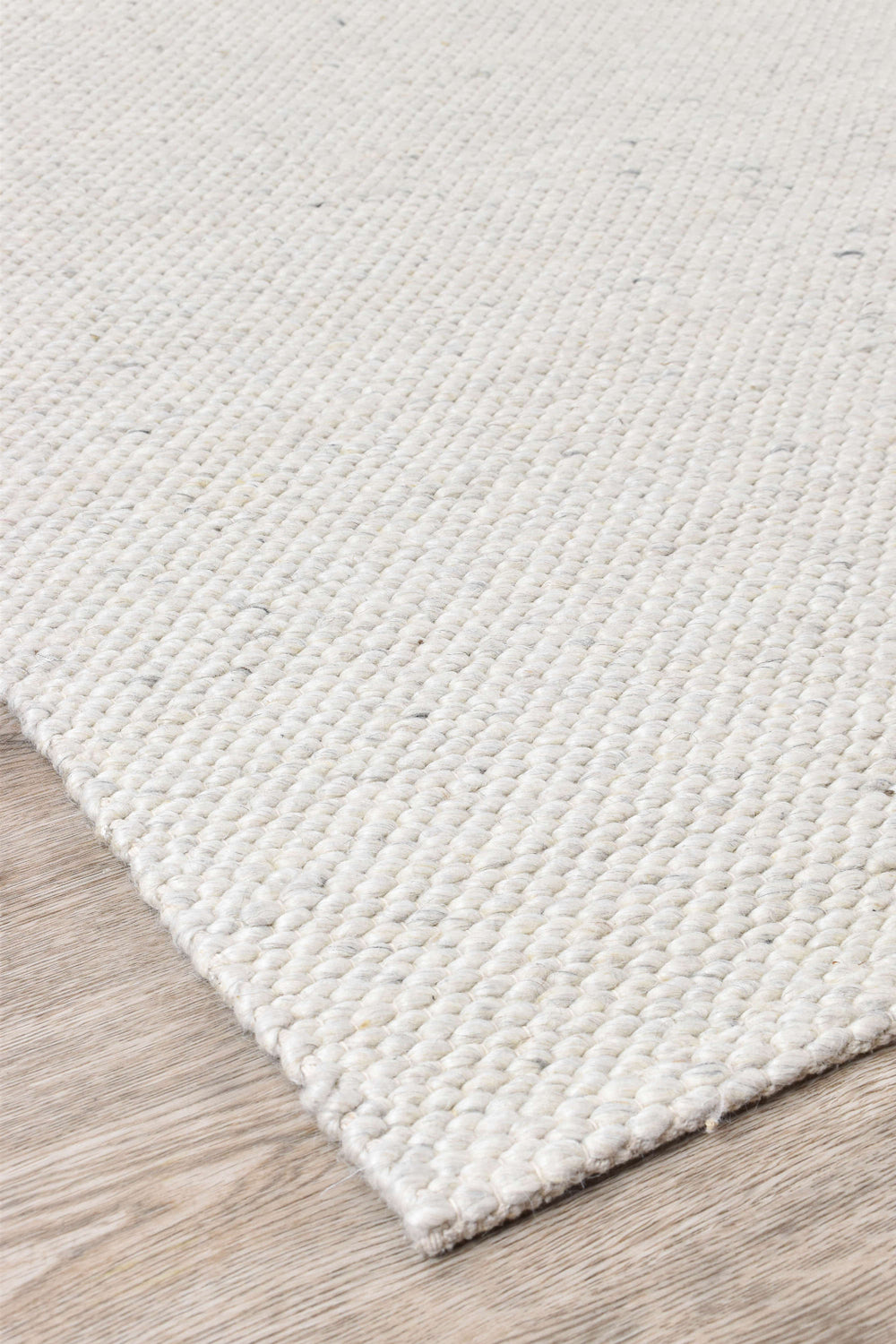 Arcadia Cream Wool Rug - Turkish-inspired textured rug from Treasures of Turkey
