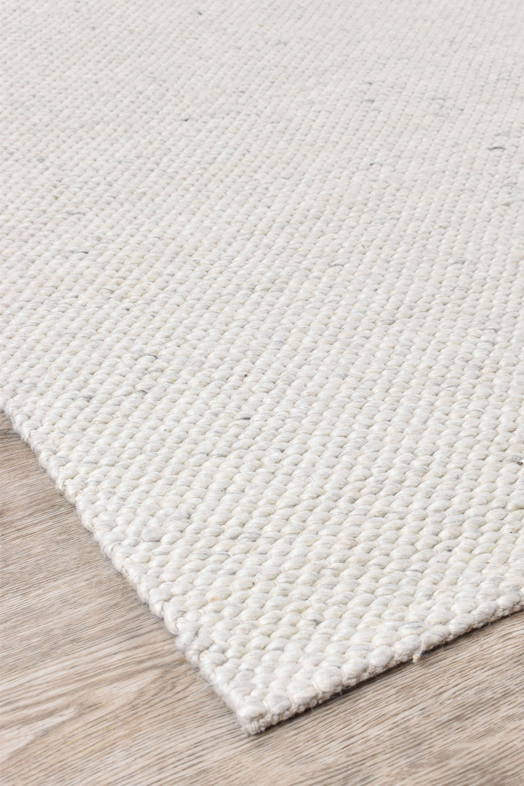 Arcadia Cream Wool Rug - Turkish-inspired textured rug from Treasures of Turkey