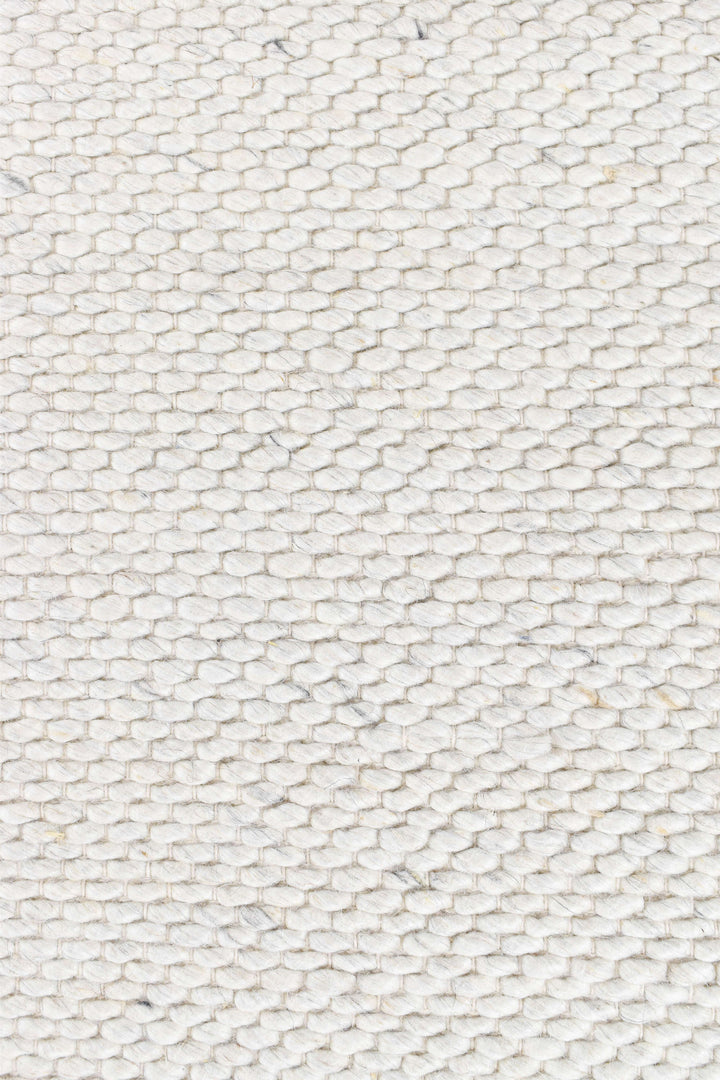 Arcadia Cream Wool Rug - Turkish-inspired textured rug from Treasures of Turkey